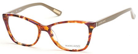 GUESS by Marciano GM0266 Eyeglasses, 055 - Coloured Havana