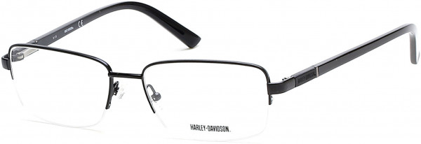 Harley-Davidson HD0734 Eyeglasses, 002 - Matte Black