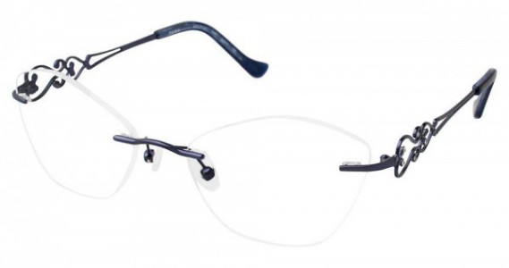 Tura R12C Eyeglasses, navy (NAV)