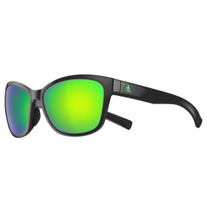 adidas excalate a428 Sunglasses, 6054 BLACK SHINY/GREEN