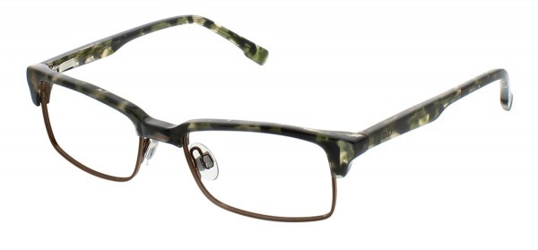 IZOD 2800 Eyeglasses, Green Tortoise