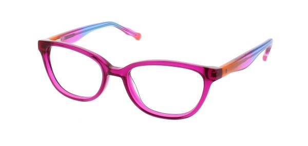 Jessica McClintock JMC 4802 Eyeglasses, Berry Tie Dye