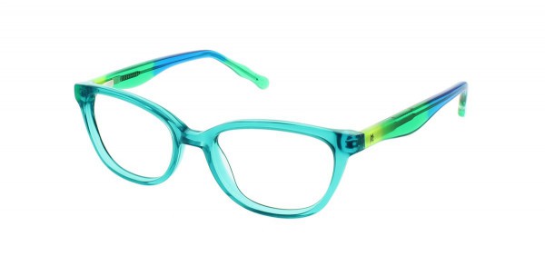 Jessica McClintock JMC 4802 Eyeglasses, Teal Tie Dye
