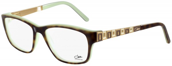 Cazal Cazal 3037 Eyeglasses, 003 Tortoise-Green-Cream-Gold
