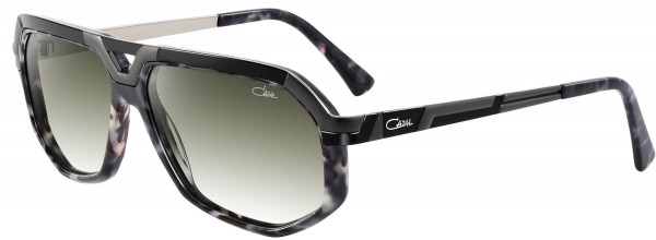 Cazal Cazal 8021 Sunglasses, 003 Black-Camo/Sand Gradient Lenses