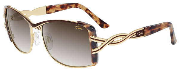 Cazal Cazal 9059 Sunglasses, 002 Tortoise-Gold/Gradient Brown Lenses