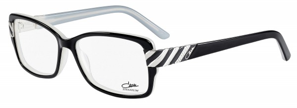 Cazal Cazal 3042 Eyeglasses, 001 Black-Milk-Silver