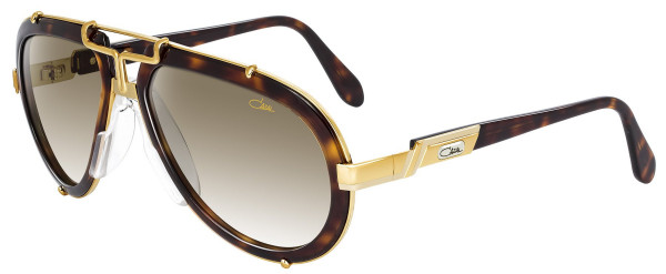 Cazal Cazal Legends 642 Sunglasses, 624 Tortoise-Gold/Brown Gradient Lenses