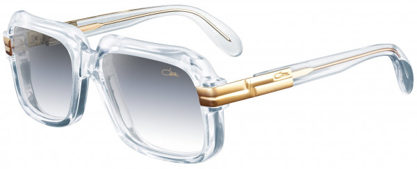 Cazal CAZAL LEGENDS 607 SUN Sunglasses, 065 Crystal-Gold/Grey Gradient Lenses