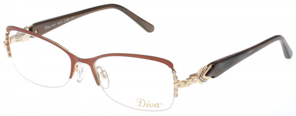 Diva Diva 5450 Eyeglasses, BROWN-GOLD (04T)