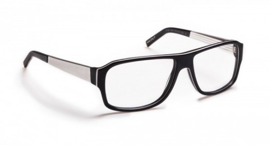 J.F. Rey JF1207 Eyeglasses, Black-white / Aluminium-white (0010)