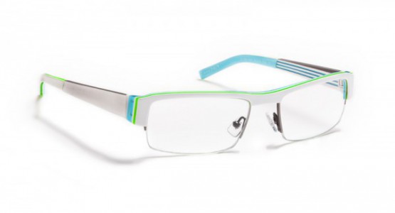 J.F. Rey JF1209 Eyeglasses, White-turquoise blue / Aluminium-blue (1022)