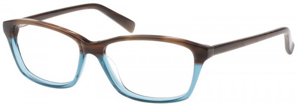 Exces Exces 3125 Eyeglasses, BROWN-CRYSTAL-BLUE FADE (410)