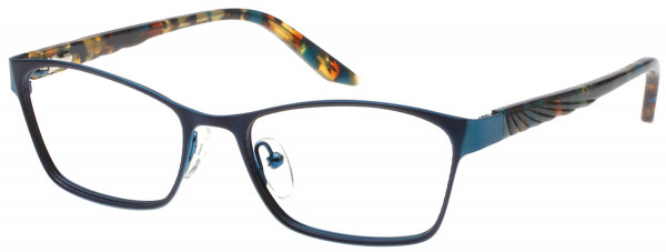 Exces Exces 3128 Eyeglasses, NAVY-LIGHT BLUE (202)