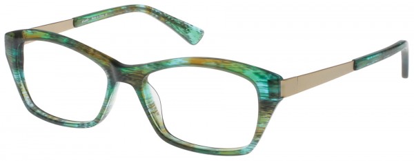 Exces Exces 3129 Eyeglasses, GREEN-GOLD (831)