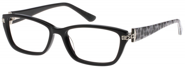 Exces Exces Princess 128 Eyeglasses, BLACK LEOPARD (109)