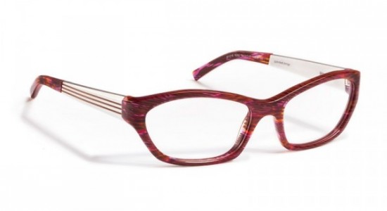 J.F. Rey JF1218 Eyeglasses, streaked pink -  fair demi / alu - glossy brown (8292)