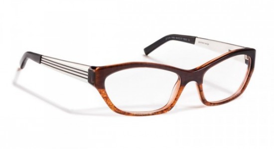 J.F. Rey JF1218 Eyeglasses, brown snake skin / alu - glossy black (9100)