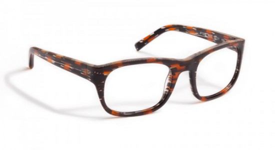J.F. Rey JF1226 Eyeglasses, Black and Orange Brick / Acetate - Black and Orange Brick (6005)