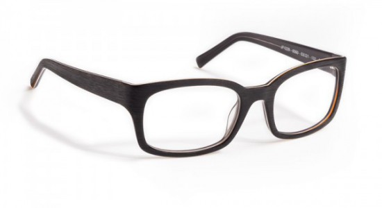 J.F. Rey JF1229 Eyeglasses, Black - Amber - Grey (0060)