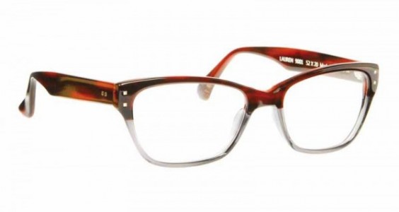 J.F. Rey JFLAUREN Eyeglasses, DEMI - CRYSTAL (9001)