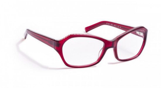 J.F. Rey JF1249 Eyeglasses, Red crystal / White stripes (3510)