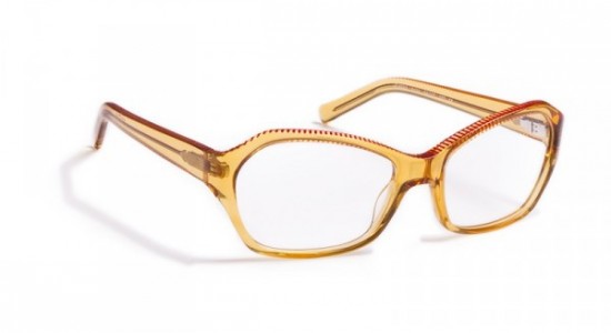 J.F. Rey JF1249 Eyeglasses, Yellow crystal / Red srtipes (5130)