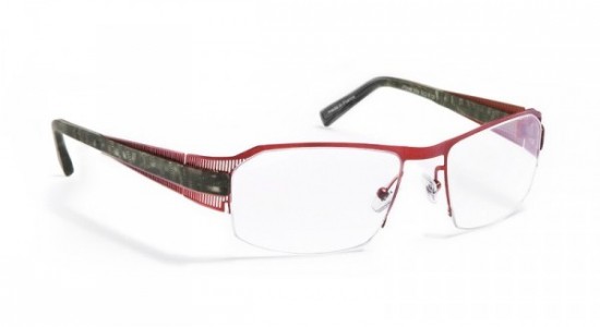 J.F. Rey JF2448 Eyeglasses, Red / Tweed (3000)