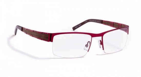 J.F. Rey JF2460 Eyeglasses, Red / Wenge (3092)