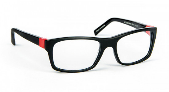 J.F. Rey JF1243 Eyeglasses, Mat black - Red (0003)