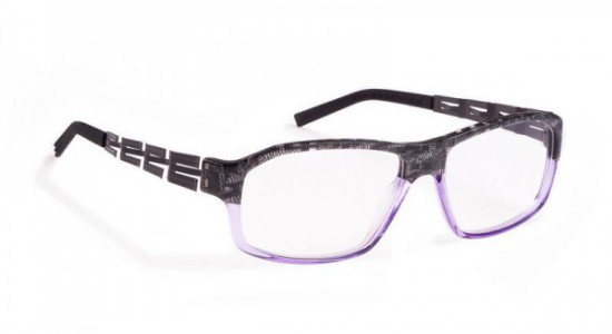 J.F. Rey JF1266 Eyeglasses, Tweed Black / Fushia (0570)