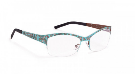 J.F. Rey JF2500 Eyeglasses, Turquoise / Brown coffee (2292)