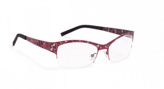 J.F. Rey JF2500 Eyeglasses, Red / Brown (3594)