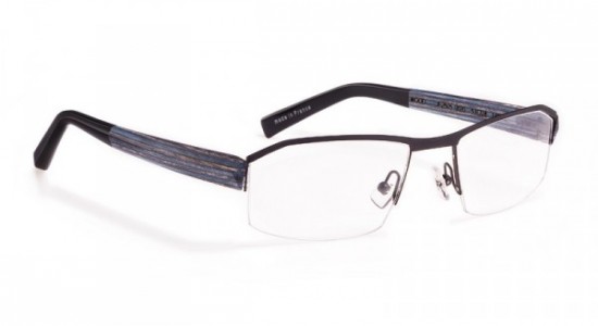 J.F. Rey JF2505 Eyeglasses, Matt Black / Wood Black / Blue (0020)