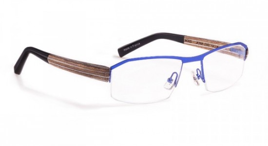 J.F. Rey JF2505 Eyeglasses, Blue / Wood Grey / Brown (2393)