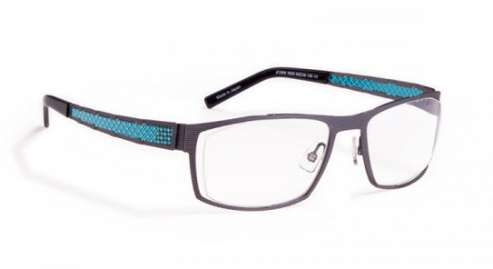 J.F. Rey JF2509 Eyeglasses, Matt Gun / Turquoise fiber (0525)