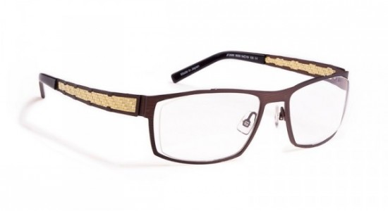 J.F. Rey JF2509 Eyeglasses, Matt Brown / Golden fiber (9050)