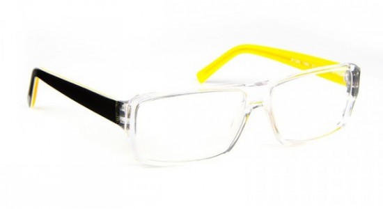 J.F. Rey JF1288 Eyeglasses, Crystal - Black - Yellow (1060)