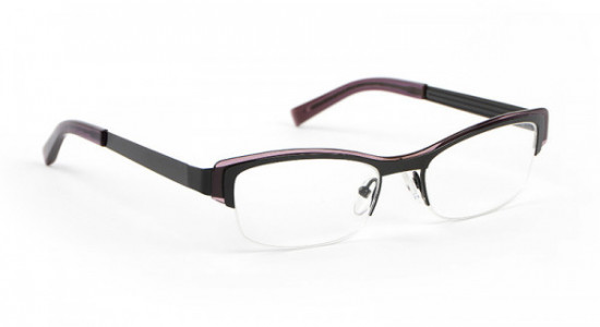 J.F. Rey JF2551 Eyeglasses, Black - Purple (0075)