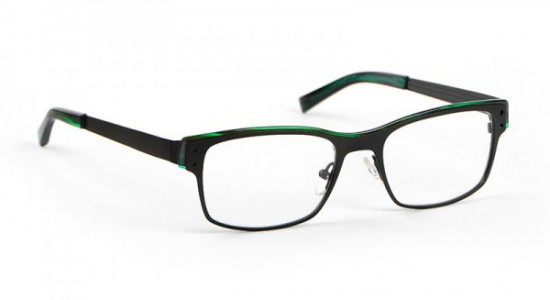 J.F. Rey JF2553 Eyeglasses, Black - Green (0040)