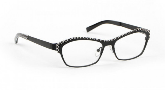 J.F. Rey JF2555 Eyeglasses, Black - White (0010)