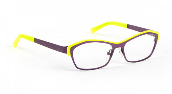 J.F. Rey JF2555 Eyeglasses, Purple - Yellow (7551)