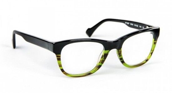 J.F. Rey JF1297 Eyeglasses, Black - Green (0040)