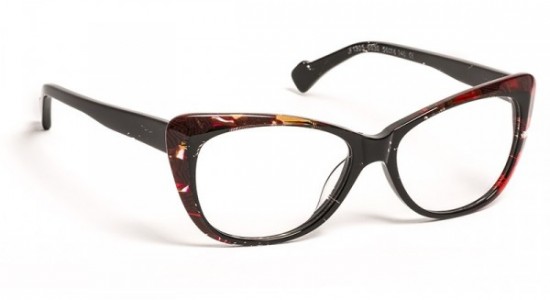 J.F. Rey JF1305 Eyeglasses, JF1305 0030 NICE BLACK/RED (0030)
