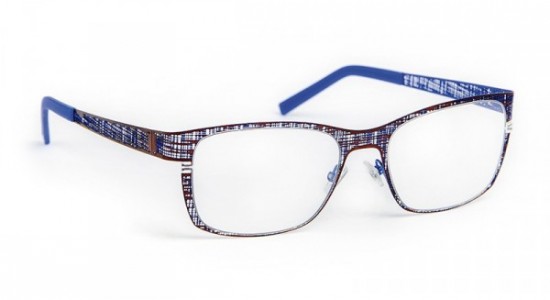 J.F. Rey JF2524 Eyeglasses, Brown - Electric blue (9020)
