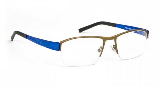 J.F. Rey JF2514 Eyeglasses, Brown - Electric blue (9393)