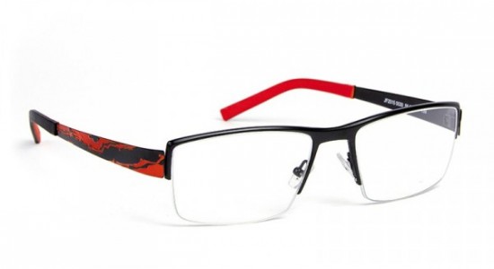 J.F. Rey JF2515 Eyeglasses, Black - Red (0030)