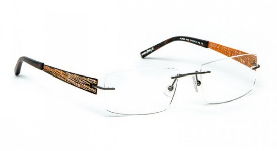 J.F. Rey JF2562 Eyeglasses, Orange - Black (0060)