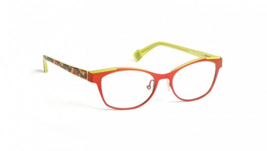 J.F. Rey JF2620 Eyeglasses, Red - Lemon green (3040)
