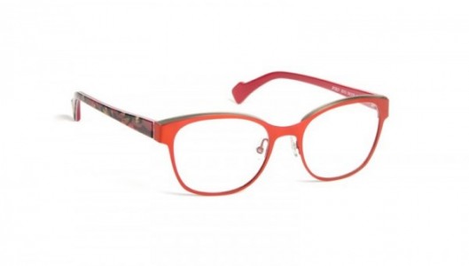 J.F. Rey JF2621 Eyeglasses, Red - Satin silver (3015)